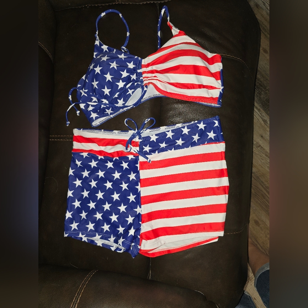 American Flag swimsuit